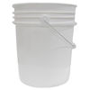 Picture of 5 GALLON WHITE HDPE OPEN HEAD PAIL, FOOD GRADE_FLAMED