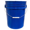 Picture of 5 GALLON CHEVRON BLUE HDPE OPEN HEAD PAIL W/ CHILD WARNING LABEL