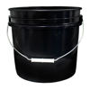 Picture of 3.5 GALLON BLACK HDPE OPEN HEAD PAIL