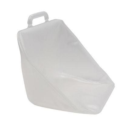 Picture of 20 LITER NATURAL LDPE CUBITAINER W/ 38MM NECK, MOLDED HANDLE, FLUORINATED LEVEL 3
