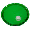 Picture of 3.5-5 GALLON GREEN HDPE COVER W/ PLASTIC GASKETED SPOUT