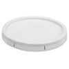 Picture of 5 GALLON WHITE HDPE COVER W/ GASKETED TEAR TAB