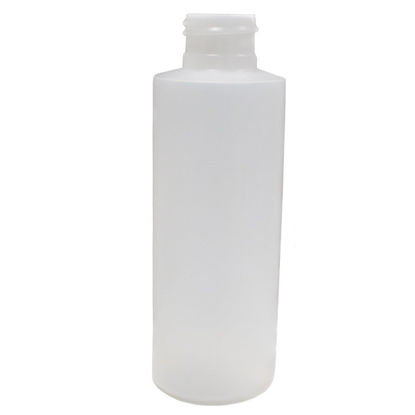 Picture of 4 OZ NATURAL HDPE CYLINDER, 24-410 NECK, UNFLAMED