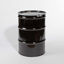 Picture of 55 Gallon Black Open Head Drum, Unlined w/ 2" & 3/4" Fittings, UN Rated