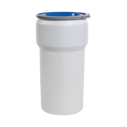 Picture of 20 Gallon Natural Plastic Open Head Drum, UN Rated