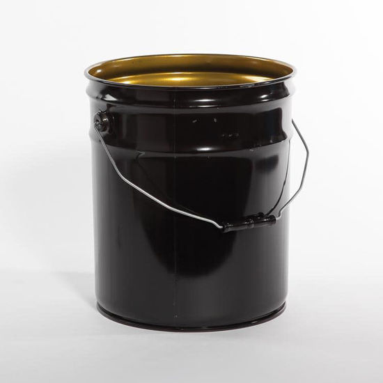 Picture of 5 Gallon Black Open Head Pail, Phenolic Lined