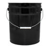 Picture of 5 GALLON BLACK STEEL OPEN HEAD PAIL, STEEL INHIBITED, DOUBLE BEAD