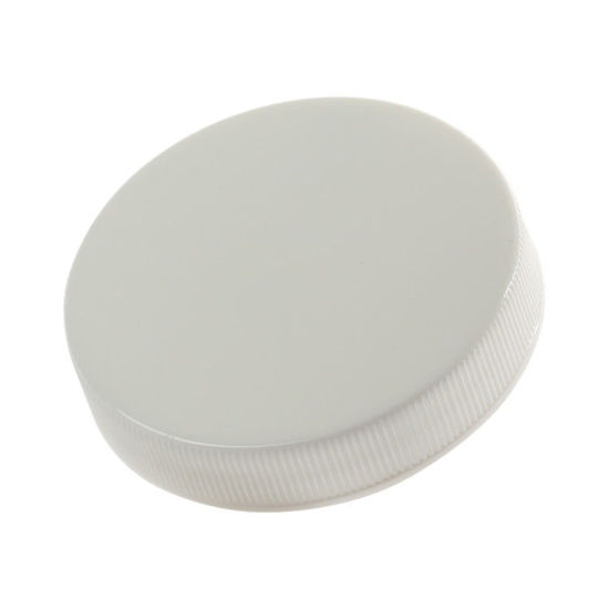 Picture of 58-400 White PP Smooth Top, Ribbed Sides Cap with F217 Liner