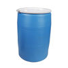 Picture of 55 Gallon Blue Plastic Open Head Drum, 2" & 3/4" Fittings