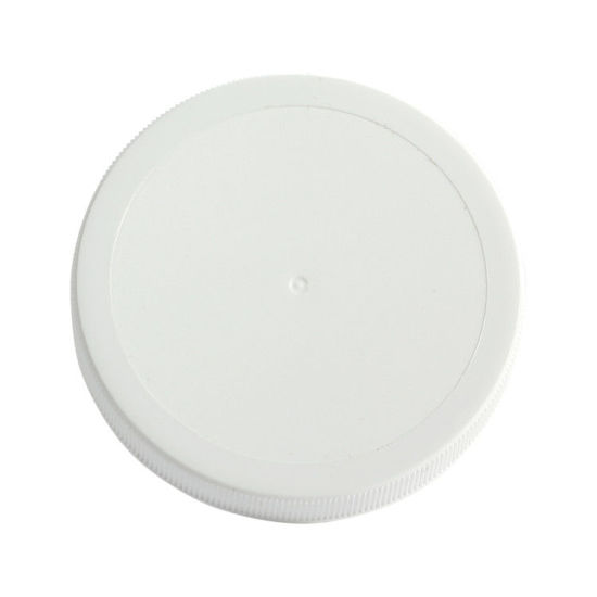 Picture of 83-400 White PP Matte Top, Ribbed Sides Cap w/ Liner
