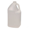 Picture of 128 oz Natural HDPE Industrial Square, 38-400, 115 Gram