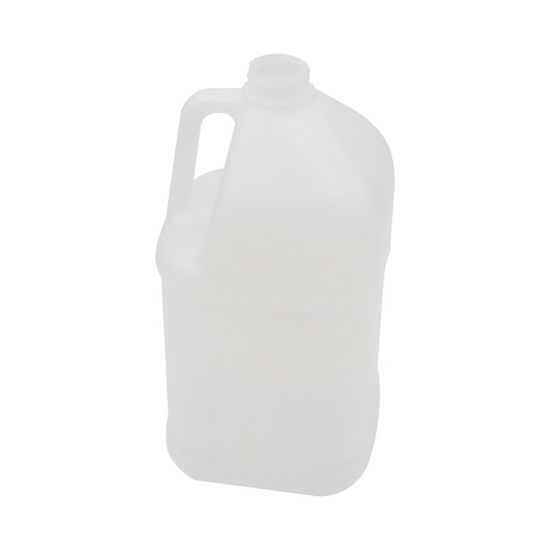 Picture of 128 oz Natural HDPE Square Hand Sanitizer Bottle, 38-400 SP, 115 Gram