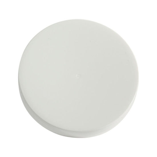 Picture of 89-400 White PP Smooth Top, Smooth Sides Cap (Unlined)