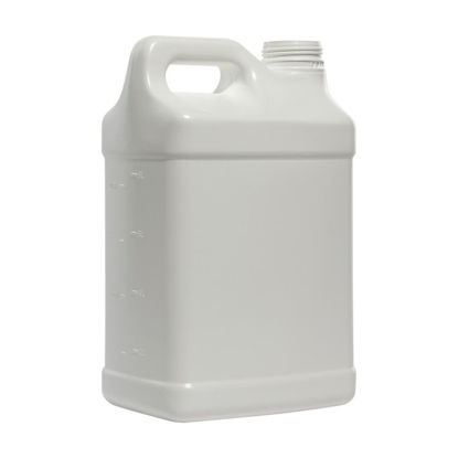 Picture of 10 liter White HDPE F-Style, 63 mm, 2x1