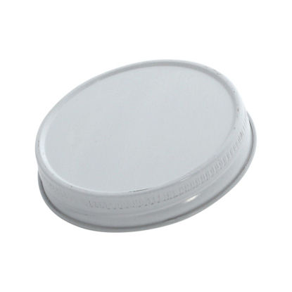 Picture of 58-400 White Metal Lug/Twist Cap w/ Plastisol Liner