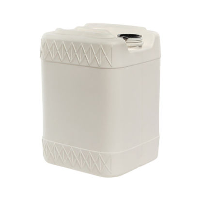 Picture of 20 liter White HDPE Square Tight Head, 70 mm & 22 mm Closed Vent, UN Rated