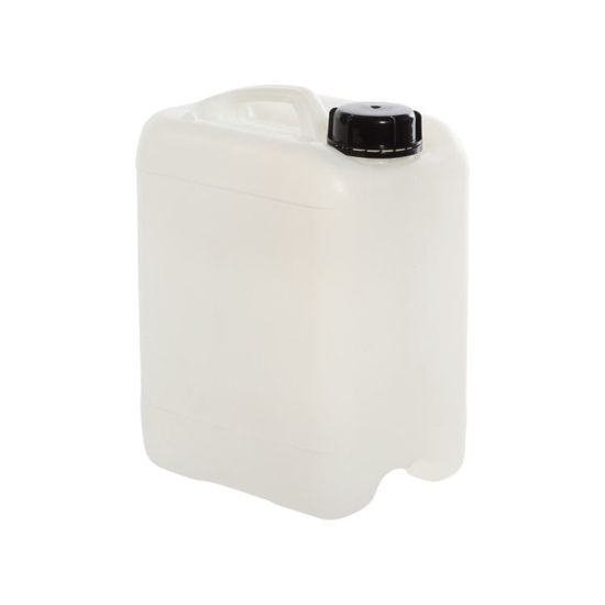 Picture of 4 liter White HDPE Square Tight Head, 50 mm Din Opening w/ Dust Cap, UN Rated