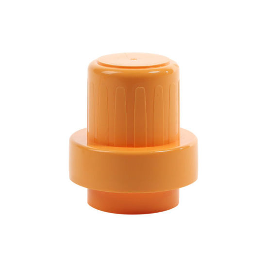 Picture of 51 mm Orange LDPE Drainback Overcap with 4% LDPE Foam Liner