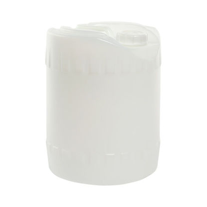 Picture of 5 Gallon Natural HDPE Round Tight Head w/ 70 mm 8TPI, No Vent, UN Rated