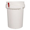 Picture of 12 Gallon White HDPE Life Latch New Generation Pail