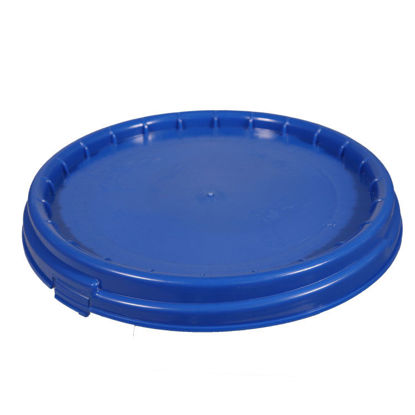 Picture of Blue HDPE Screw Top Cover for Plastic Pails 7.7 - 10.7 Gallons, 3rd Generation