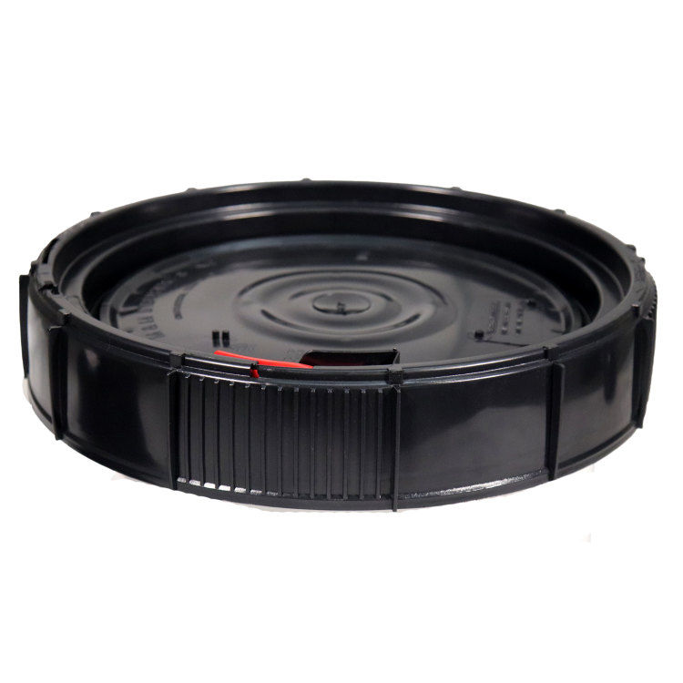 6.5 Gallon Black HDPE Regrind Screw Top Pail. Pipeline Packaging