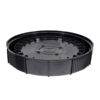 Picture of 6.5 Gallon Black HDPE Regrind Screw Top Pail