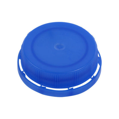 Picture of 38-400 Blue PP Tamper Evident Cap (Ring Style)