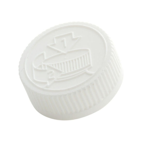 Picture of 38-400 White PP Child Resistant Cap with F217 & PS22 Liner (Pictorial)