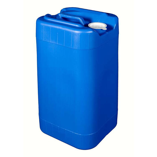 Picture of 7 Gallon Blue HDPE Square Tight Head, 70 mm & No Vent Stem, UN Rated