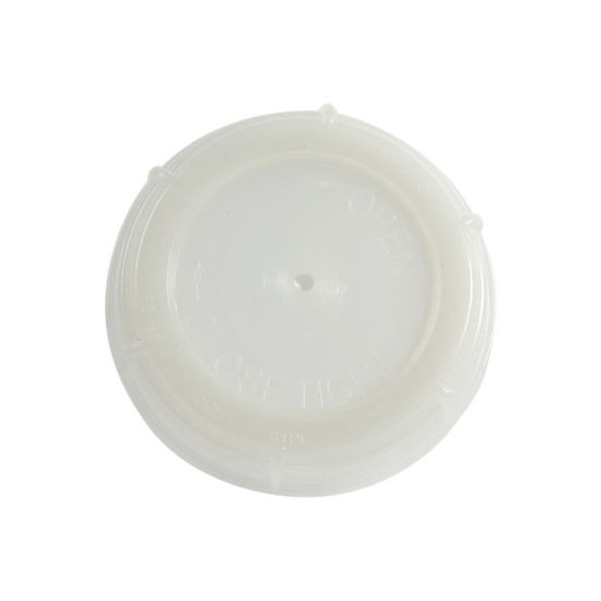 Picture of 70 mm Natural HDPE Screw Cap w/ PVTFE1 Vented Liner (EPDM Gasket)