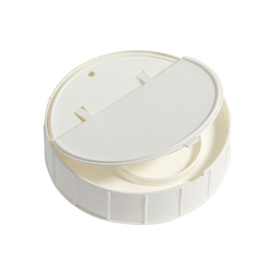 Picture of 120 mm White PP Spring Loaded Canister Lid