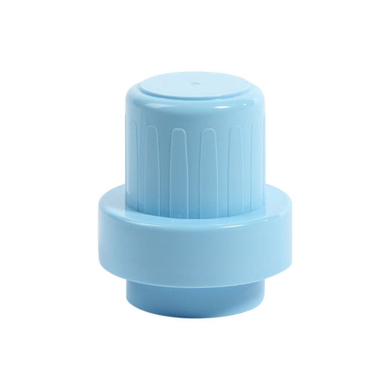 Picture of 51 mm Blue PP Drainback Overcap with 4% LDPE Foam Liner