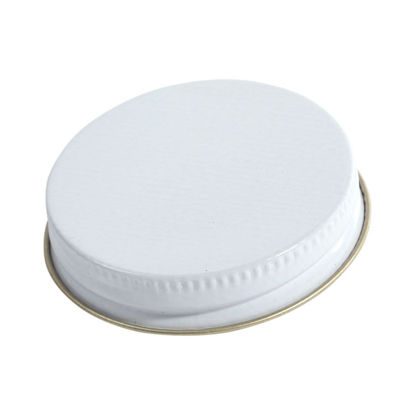 Picture of 48-400 White Metal Screw Cap (Unlined)