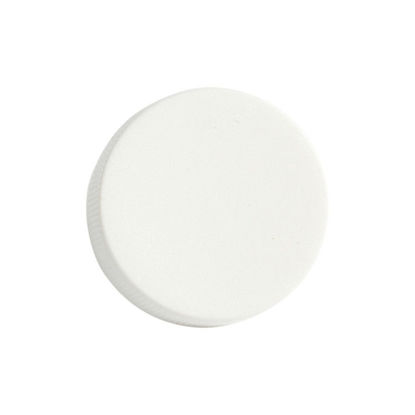 Picture of 38-400 White PP Matte Top, Ribbed Sides Cap with F217 Liner