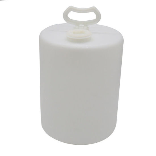 Picture of 5 gallon Natural HDPE Round Delpak w/ 2" Fitting & Plug, Anti-Static