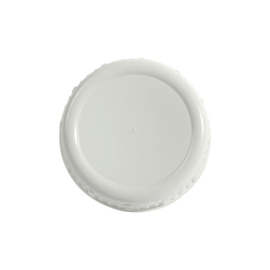 Picture of 63-485 White PP Matte Top, Ribbed Sides Cap w/ F217 Liner