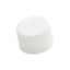 Picture of 28-410 White PP Matte Top, Ribbed Sides Cap w/ FS3-25 .035 mm Pulp with Heat Seal for PET or PVC Liner
