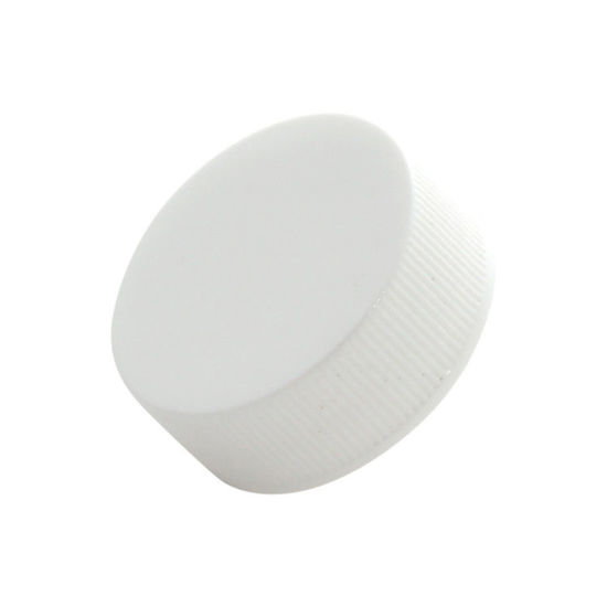 Picture of 28-400 White PP Smooth Top, Ribbed Sides Cap with F217 Liner