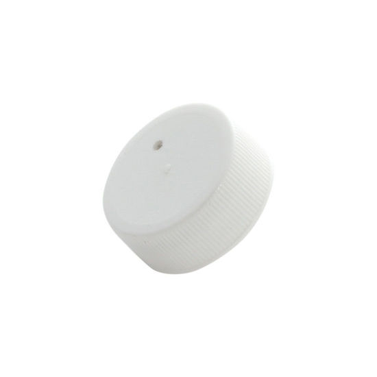 Picture of 28-400 White PP Vented Cap Cap w/ Circumvent 4 & Airfoil 4 Liner