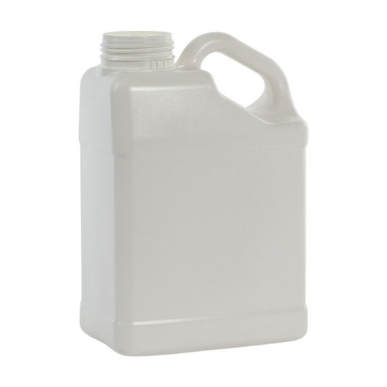 Picture of 4 liter White HDPE Slant Handle F-Style, 63 mm, 4x1, 180 Gram, 4G Pack