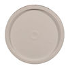 Picture of White HDPE Tear Tab Cover for Plastic Pails 3.5 - 7 Gallons, Anti Stat, 70 mm Heavy Duty Cap