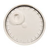 Picture of White HDPE Tear Tab Cover for Plastic Pails 3.5 - 7 Gallons, Anti Stat, 70 mm Heavy Duty Cap