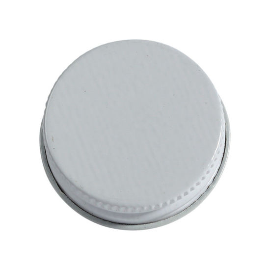 Picture of 38-400 White/White Metal Lug/Twist Cap w/ Plastisol Liner