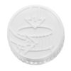 Picture of 38-400 WHITE PP CHILD RESISTANT CAP W/ FOIL LINER, EASY PEEL CENTER FOR HDPE
