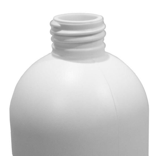Picture of 8 OZ WHITE HDPE BULLET BOTTLE,  24-410 NECK FINISH, UNFLAMED