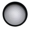 Picture of 38-400 Black PP Smooth Top, Ribbed Sides Cap with Grooved Foam Vent Liner