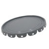 Picture of 2.5-7 GALLON GRAY INHIBITED STEEL LUG COVER,  NO FITTING, FLOW IN GASKET (29 GAUGE)