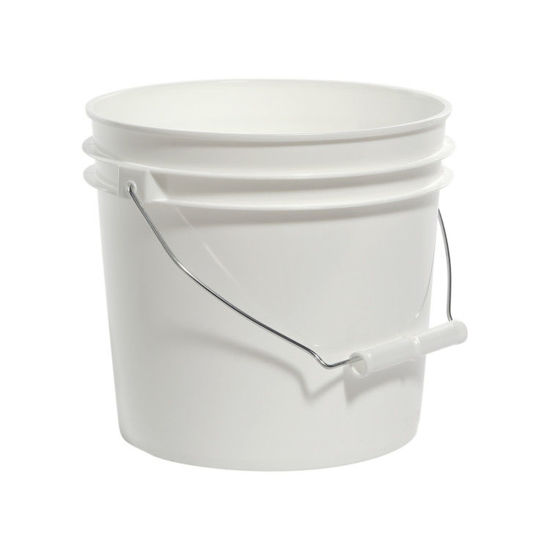 1 gal HDPE Plastic Buckets with Plastic Handle