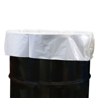 Picture of 61 GALLON 4 MIL CLEAR DRUM INSERT, 38X63, SUPER HEAVY WT DRUM LINERS